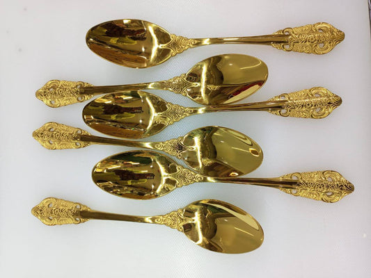 6 PCs kingly table spoon