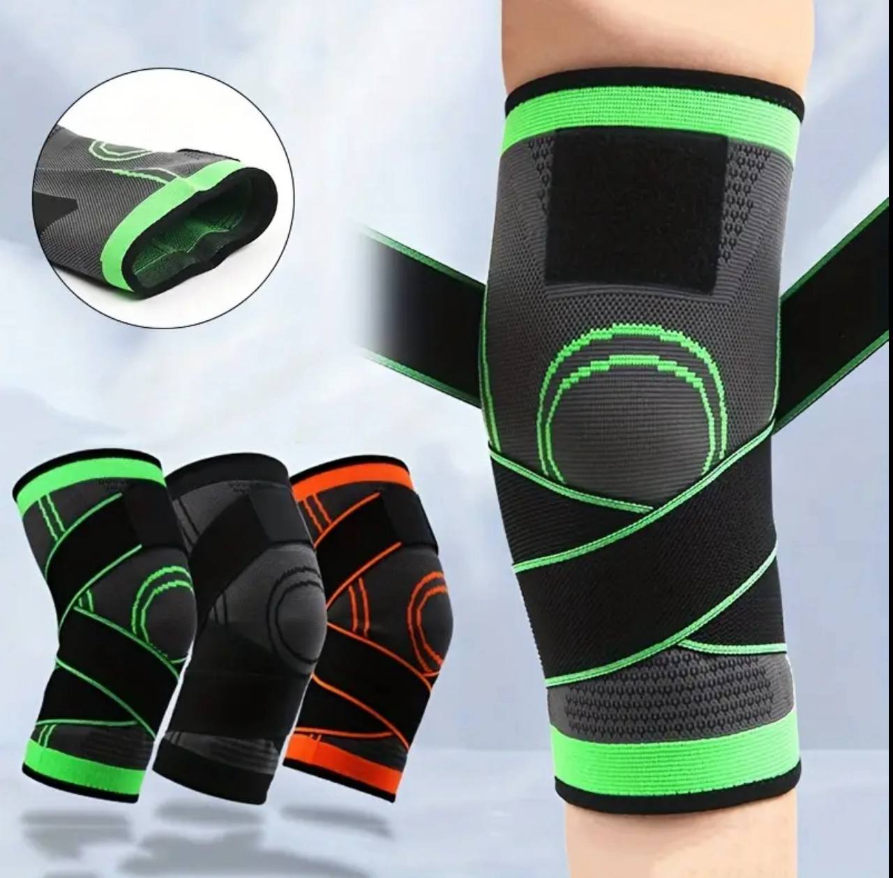 A pair of Knee Brace / Knee Sleeve Support