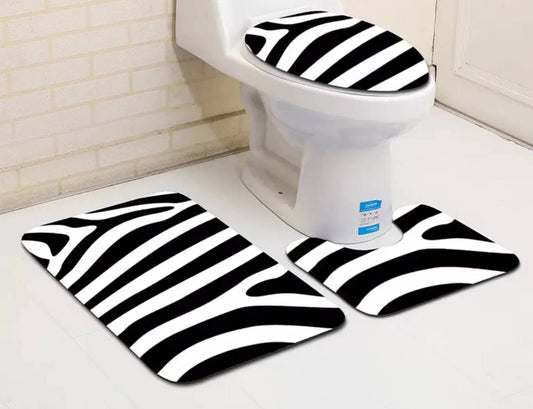 3 in 1 3D Bathroom toilet mats(big size)