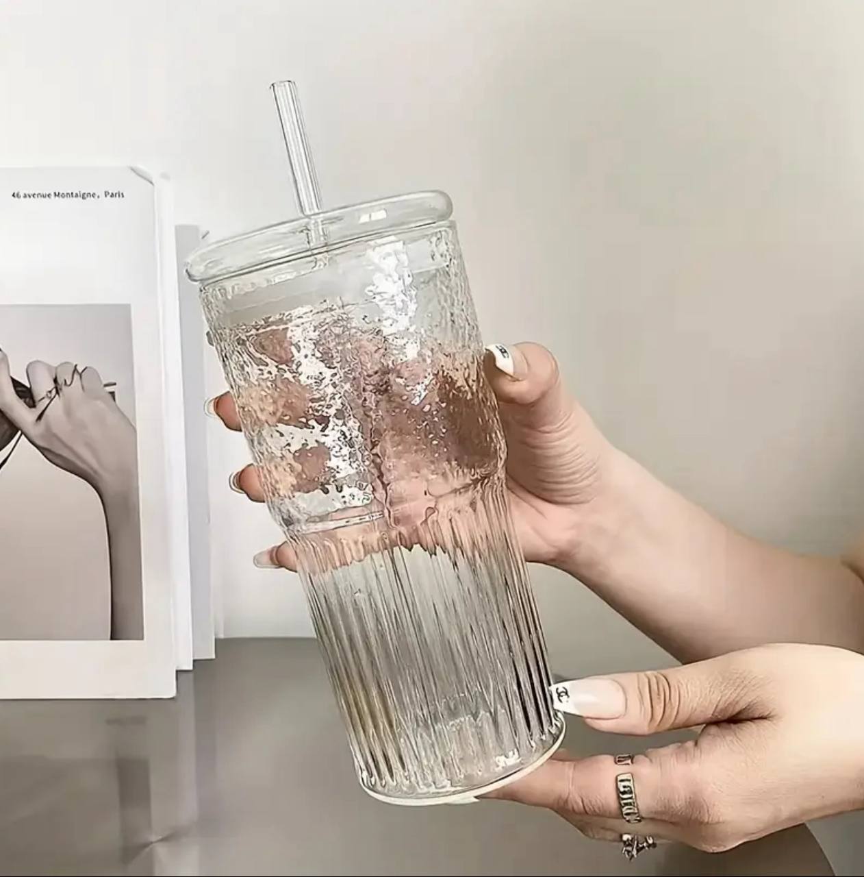 650ml glass tumbler