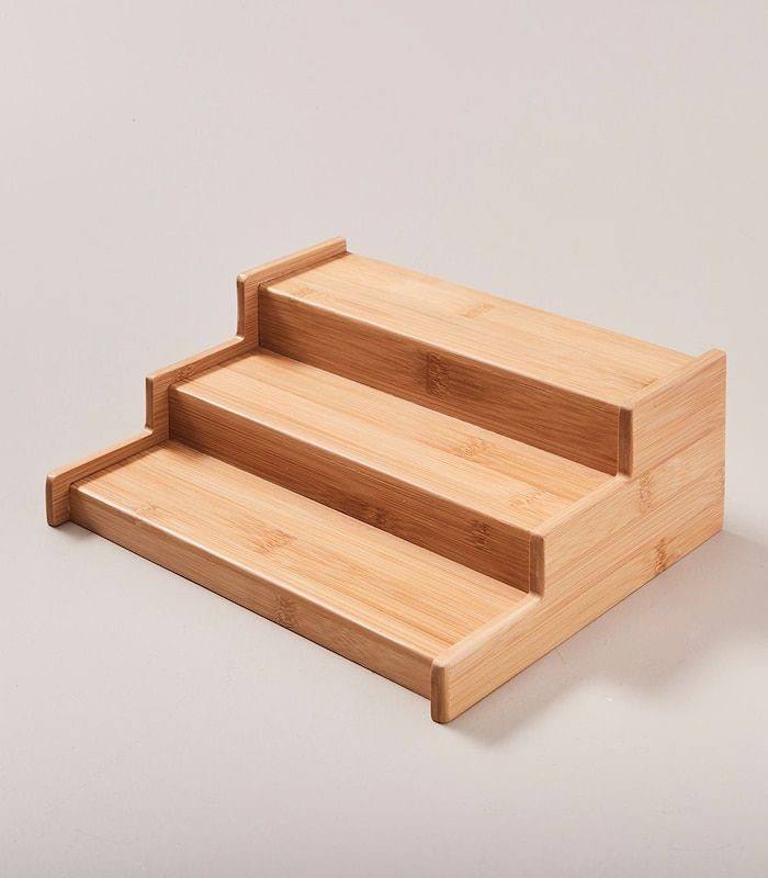 3 Tier Bamboo Spice Rack Organizer