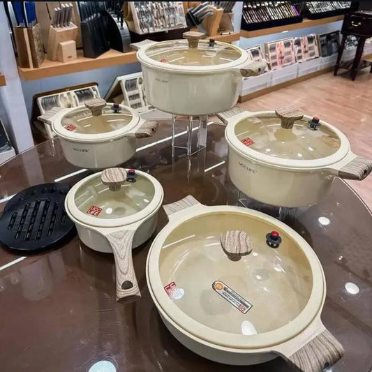 12pcs UCCLIFE granite cookware set