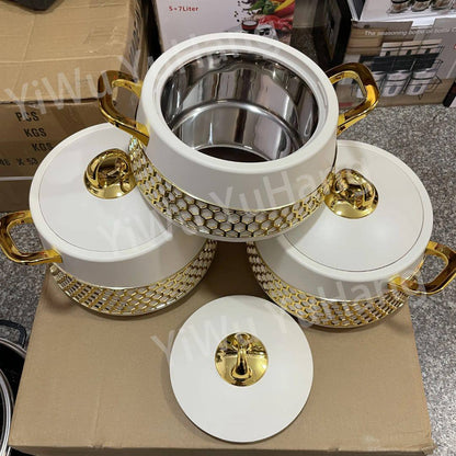 3pcs Food warmers Casserole Set