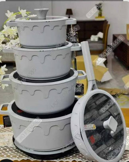 10pcs UCC life granite cookware set heavy and unique