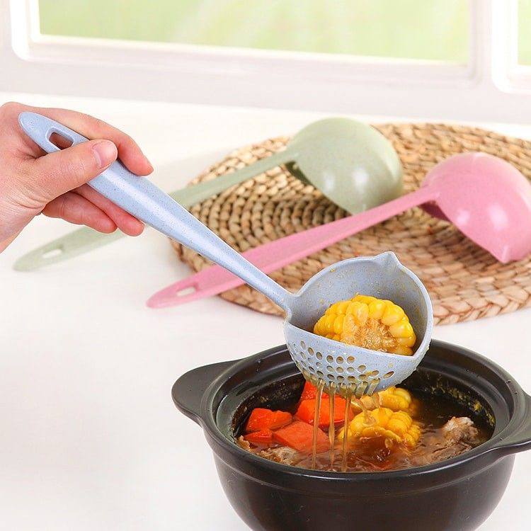 2 sided soup serving spoon