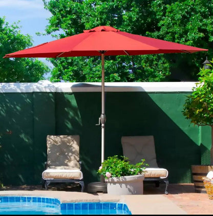 2.7M Parasol Replaceable Cloth Garden Umbrella