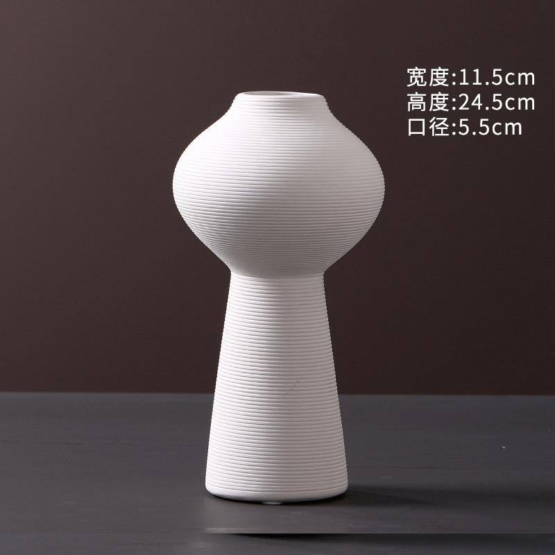 3Pc simple elegant ceramic vases 3pc set