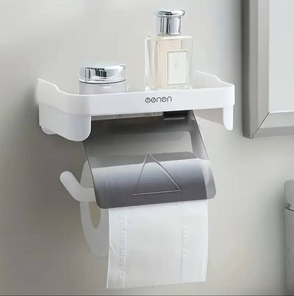 Wall-mounted tissue holder