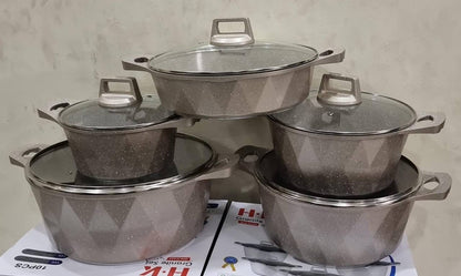 10pc granite cookware Set