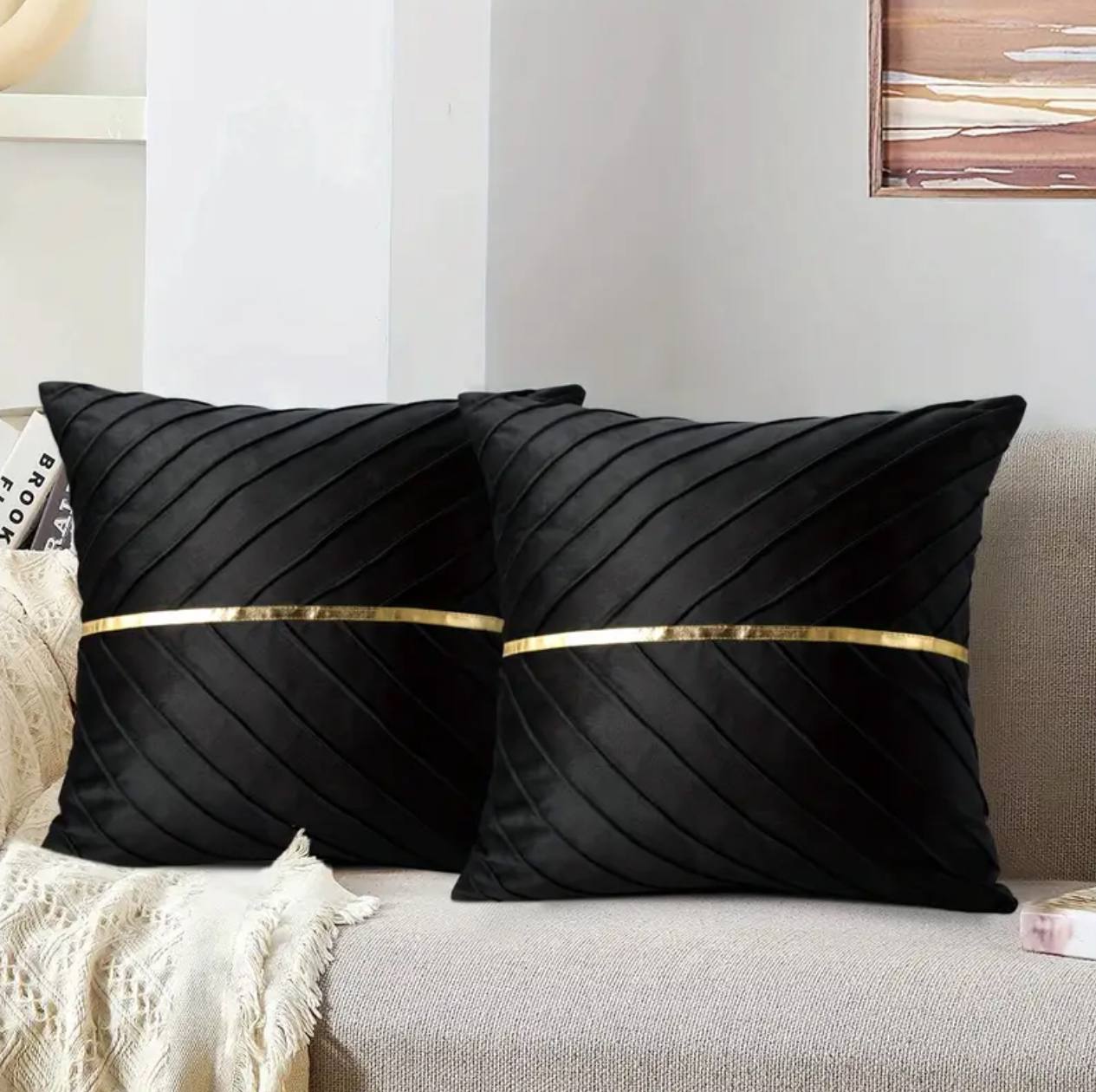 1pc Velvet throw pillow cases