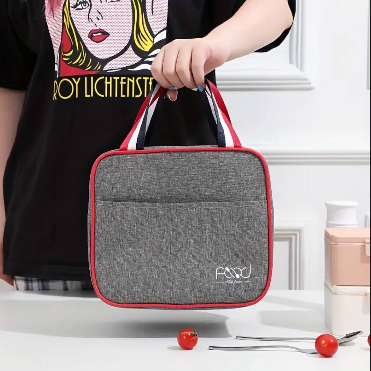 6L Insulated Square Lunch Bag