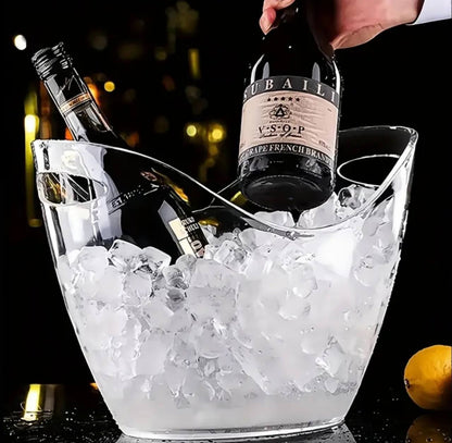 3.5ltr transparent acrylic wine bucket