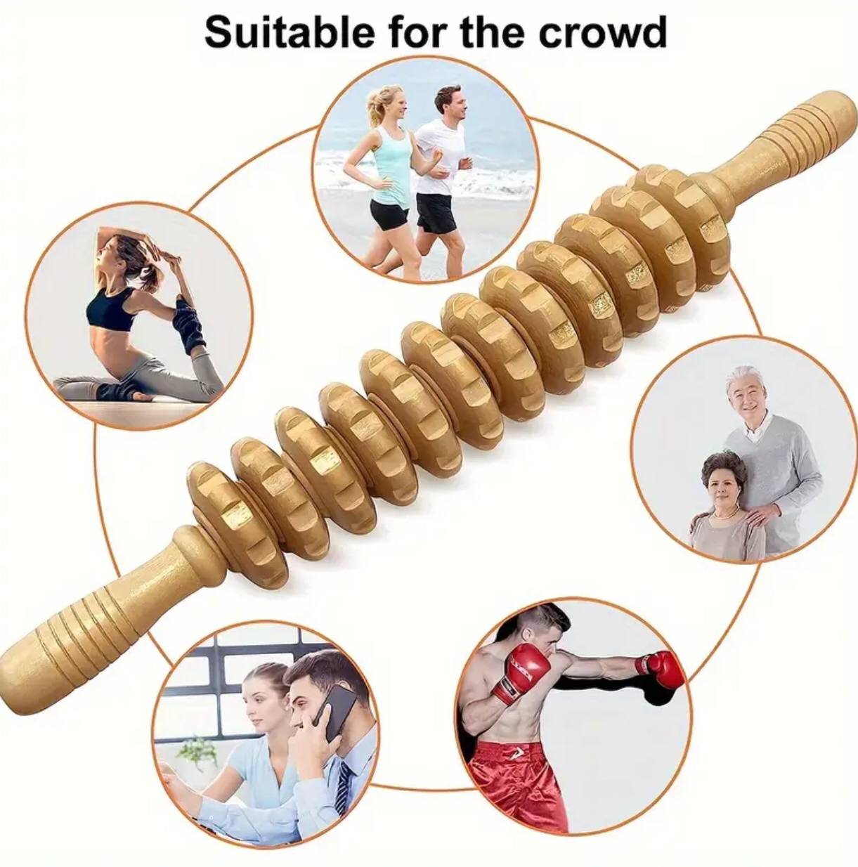 Wood therapy massage tool