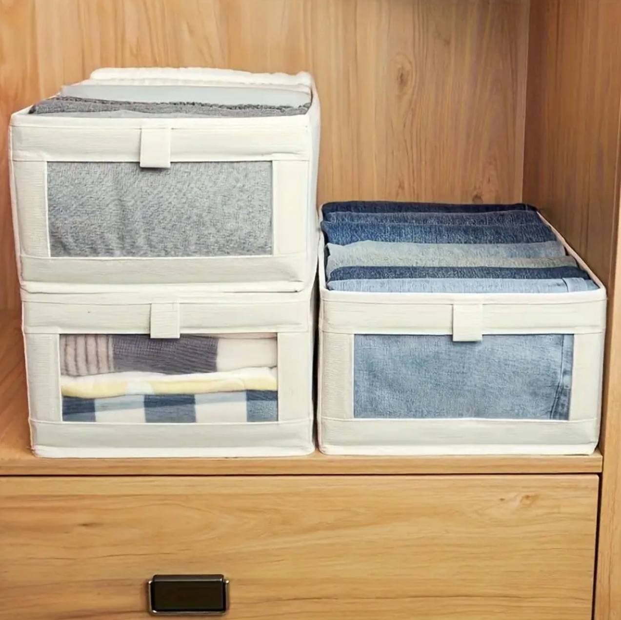 Wardrobe storage organizers