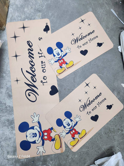 Unbinded kitchen mat 3pc