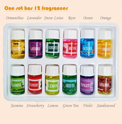 3ml Essential oils now available in a pack of 12 different fragrances
