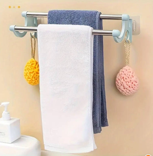 54cm self adhesive Double Pole Towel Holder