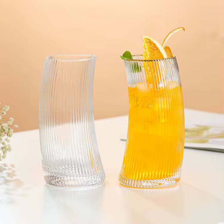 Vertical stripped Glassware 6pc