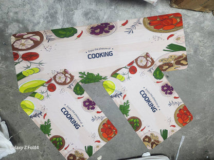 Unbinded kitchen mat 3pc