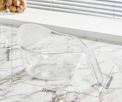 Acrylic Rice washing bowl/ Colander