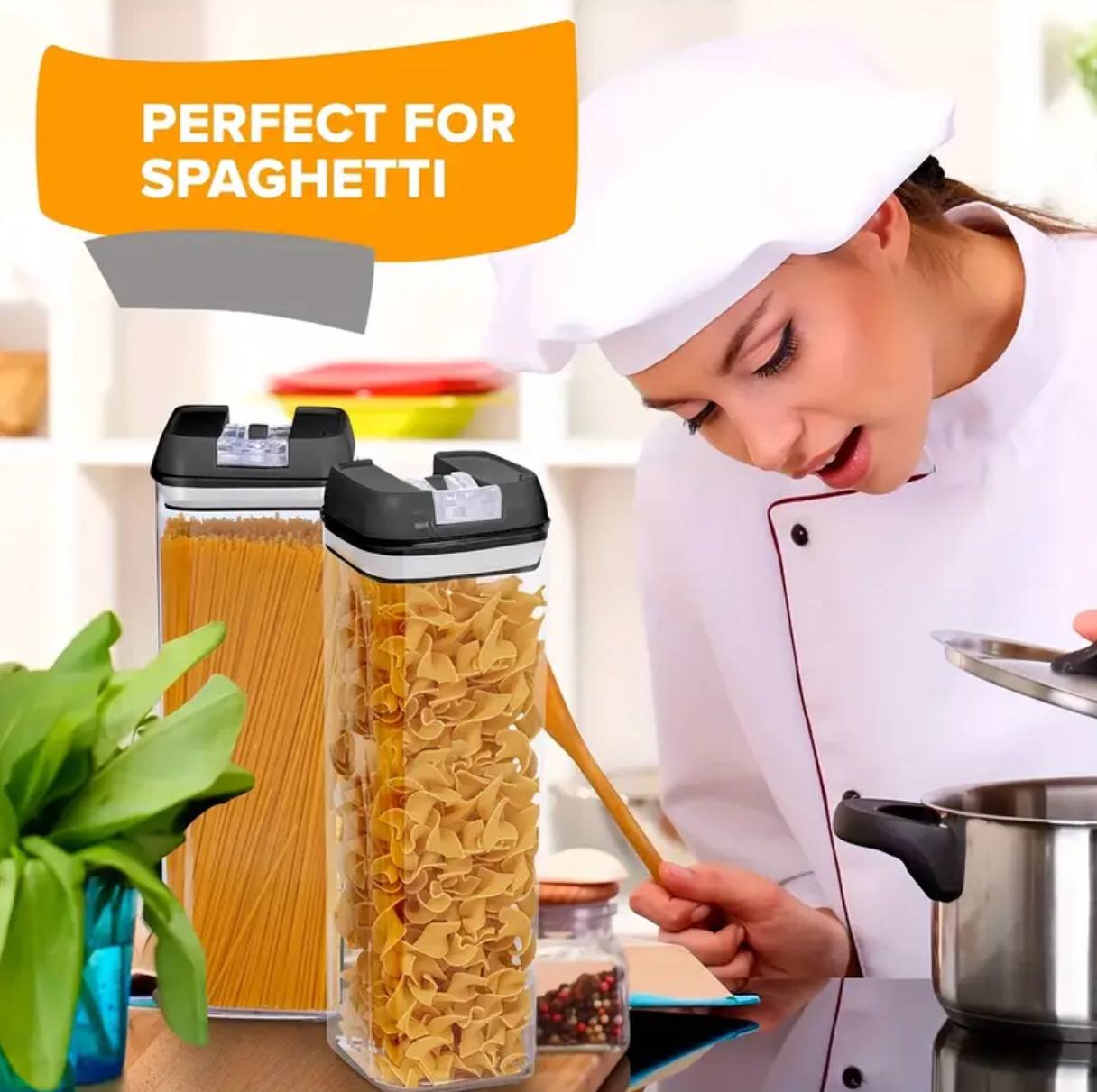 Acrylic 7pcs set food containers