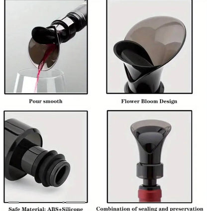 2 in 1 wine pourer cum stopper