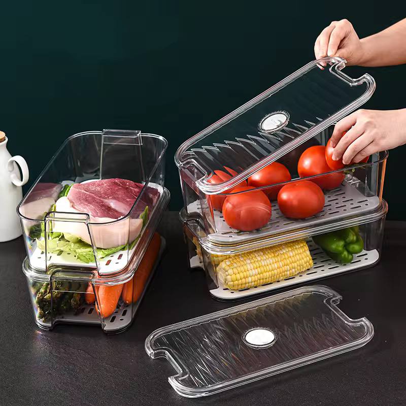 Acrylic fridge storage container