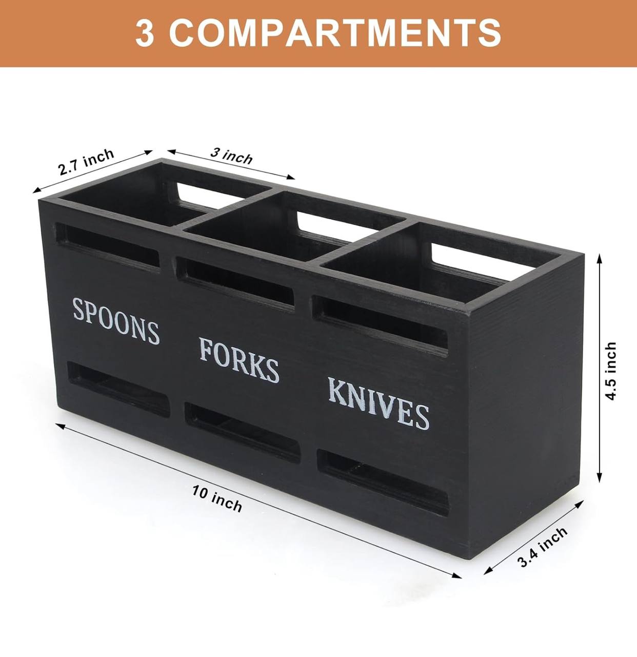 Wooden Cutlery Holder