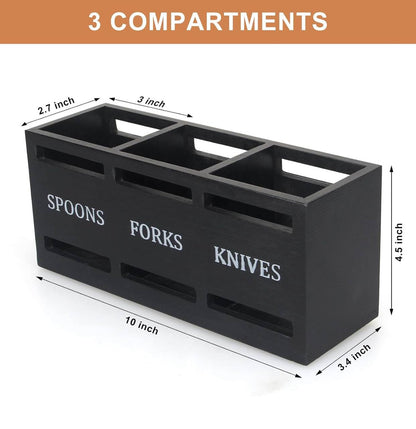Wooden Cutlery Holder