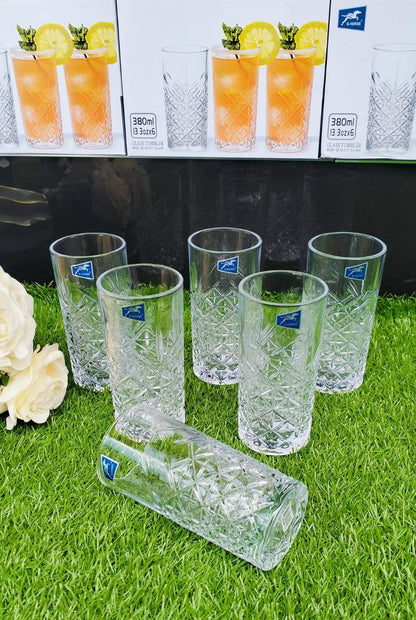A set of 6pcs Water / Juice Glass