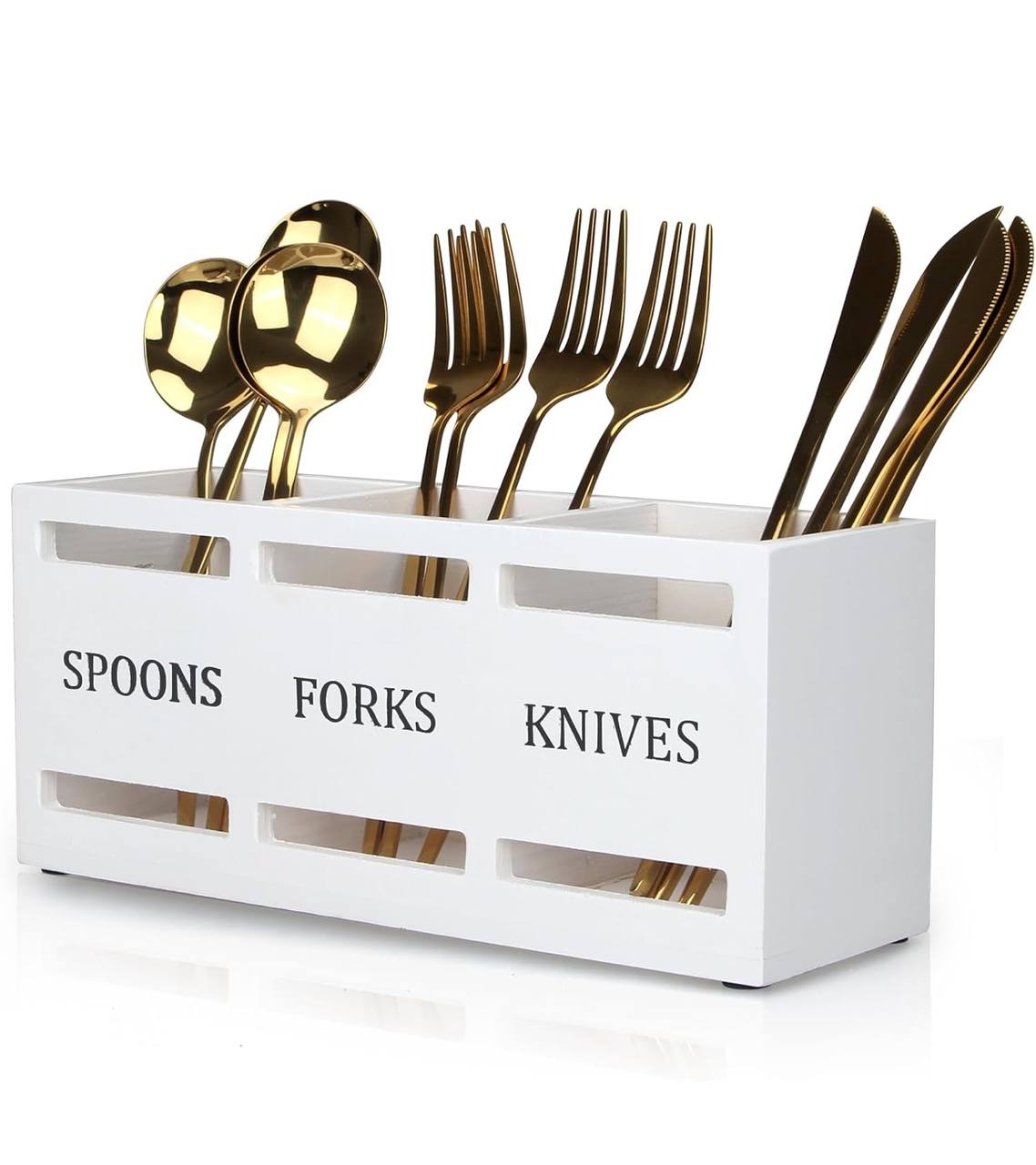 Wooden Cutlery Holder