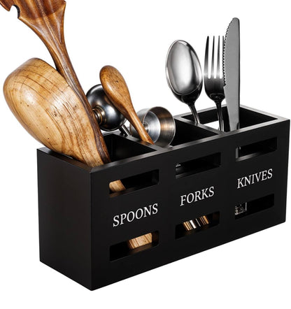 Wooden Cutlery Holder